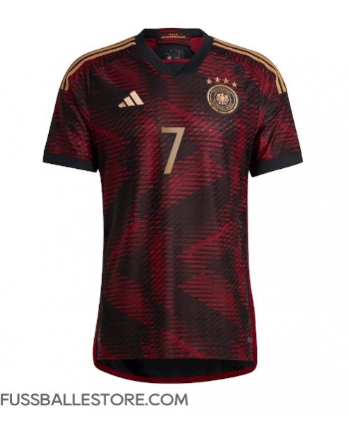 Günstige Deutschland Kai Havertz #7 Auswärtstrikot WM 2022 Kurzarm